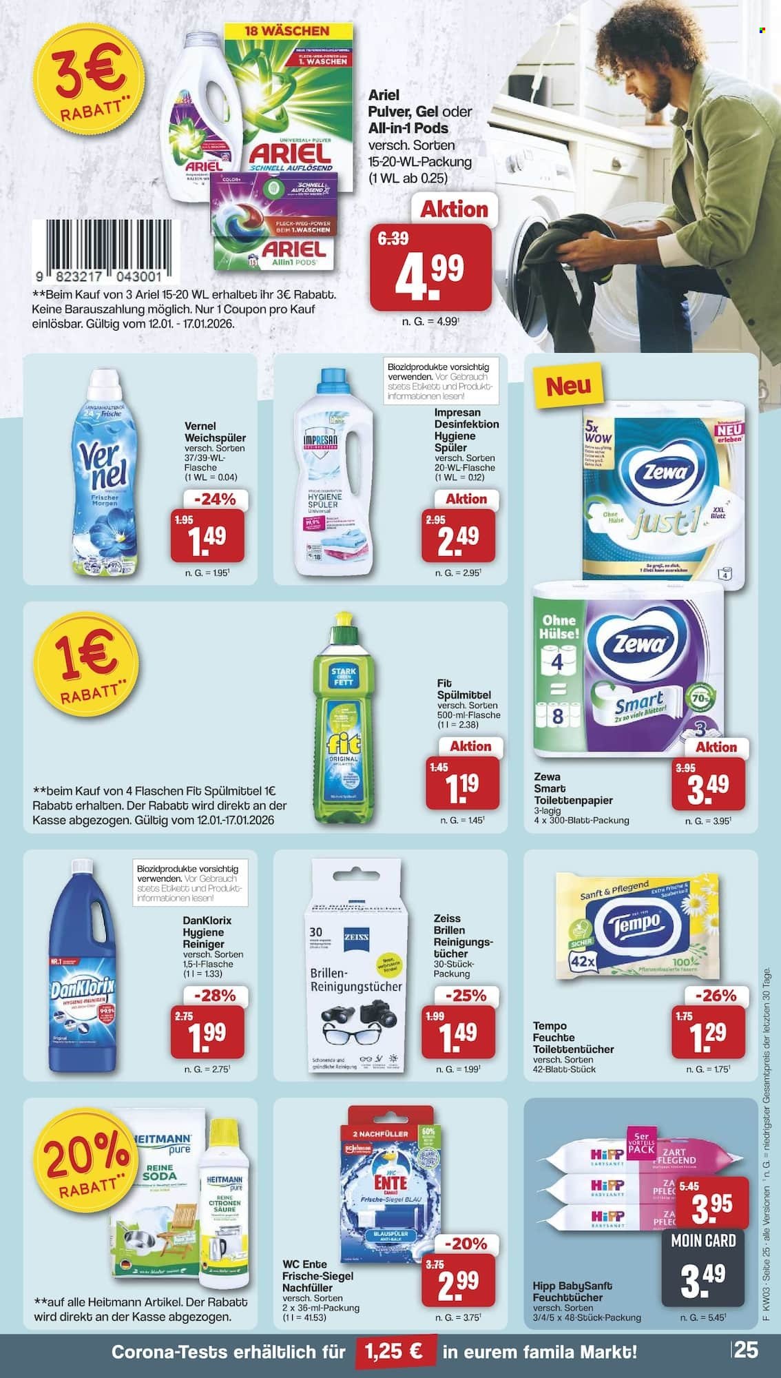 famila Prospekte  - 12.01.2026 - 17.01.2026. Seite 25