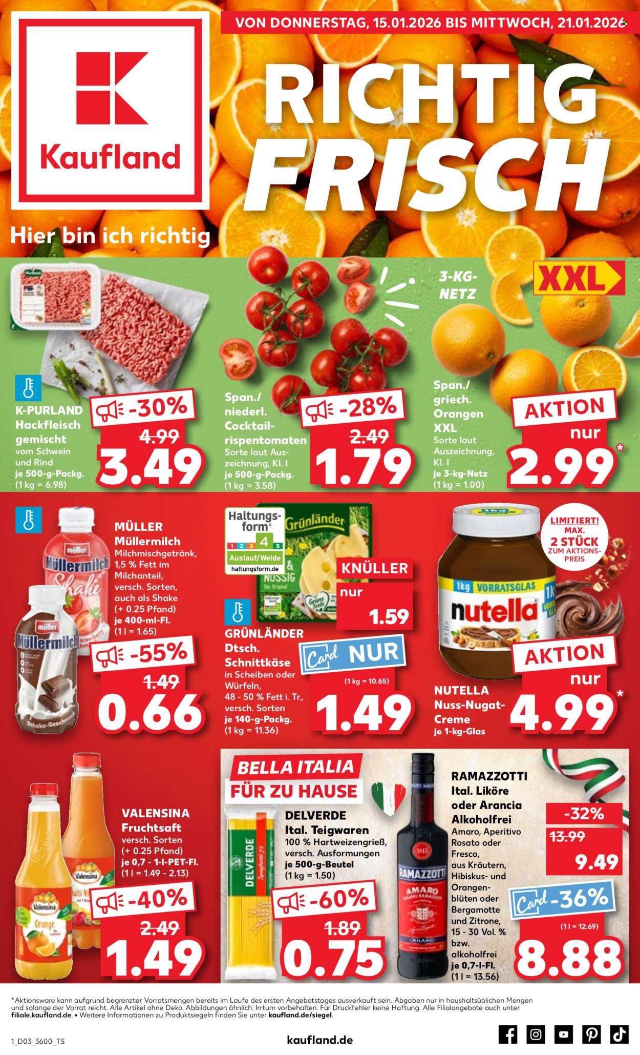 Kaufland Prospekte  - 15.01.2026 - 21.01.2026. Seite 1