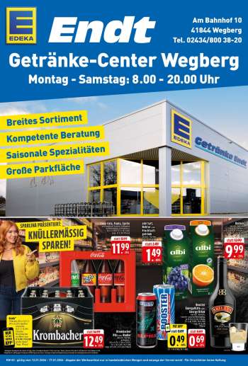 Prospekte Edeka Getränkemarkt - 12.01.2026 - 17.01.2026.