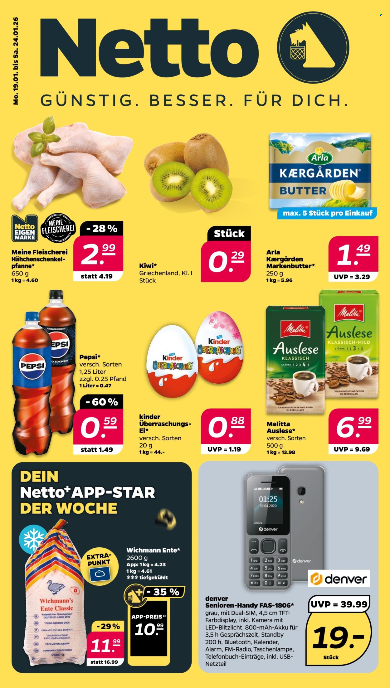 Netto Prospekte  - 19.01.2026 - 24.01.2026. Seite 1