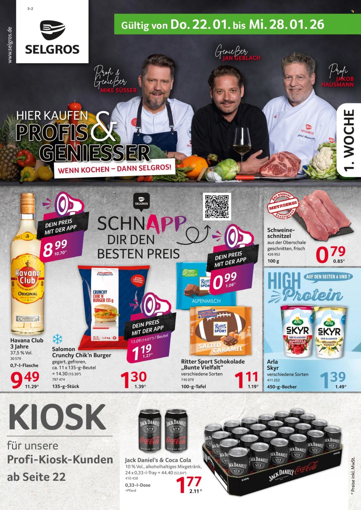 Selgros Prospekte  - 22.01.2026 - 28.01.2026. Seite 1