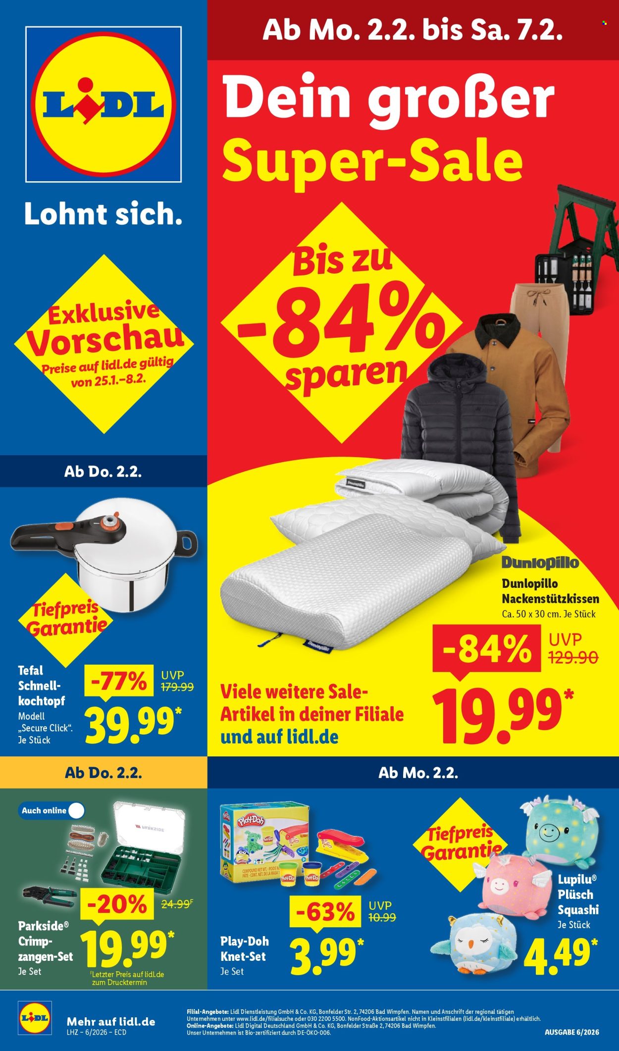 Lidl Prospekte  - 2.02.2026 - 7.02.2026. Seite 1