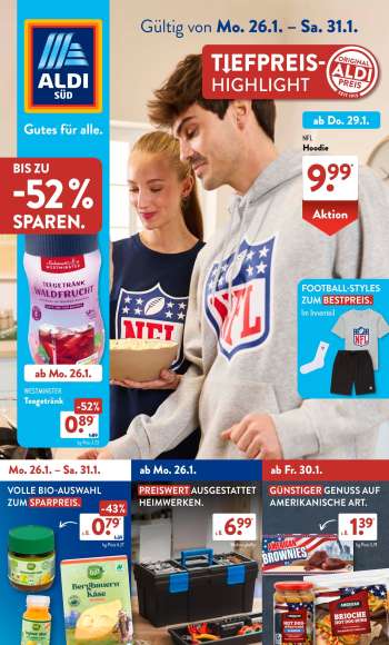 Prospekte ALDI SÜD - 26.01.2026 - 31.01.2026.