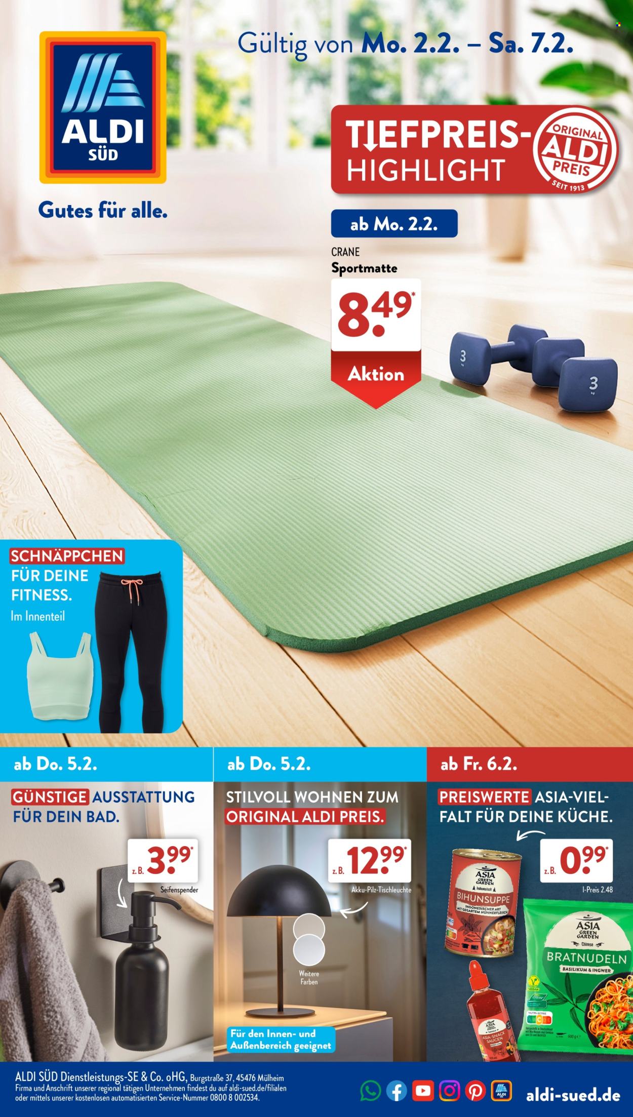 ALDI SÜD Prospekte  - 19.01.2026 - 19.01.2026. Seite 1