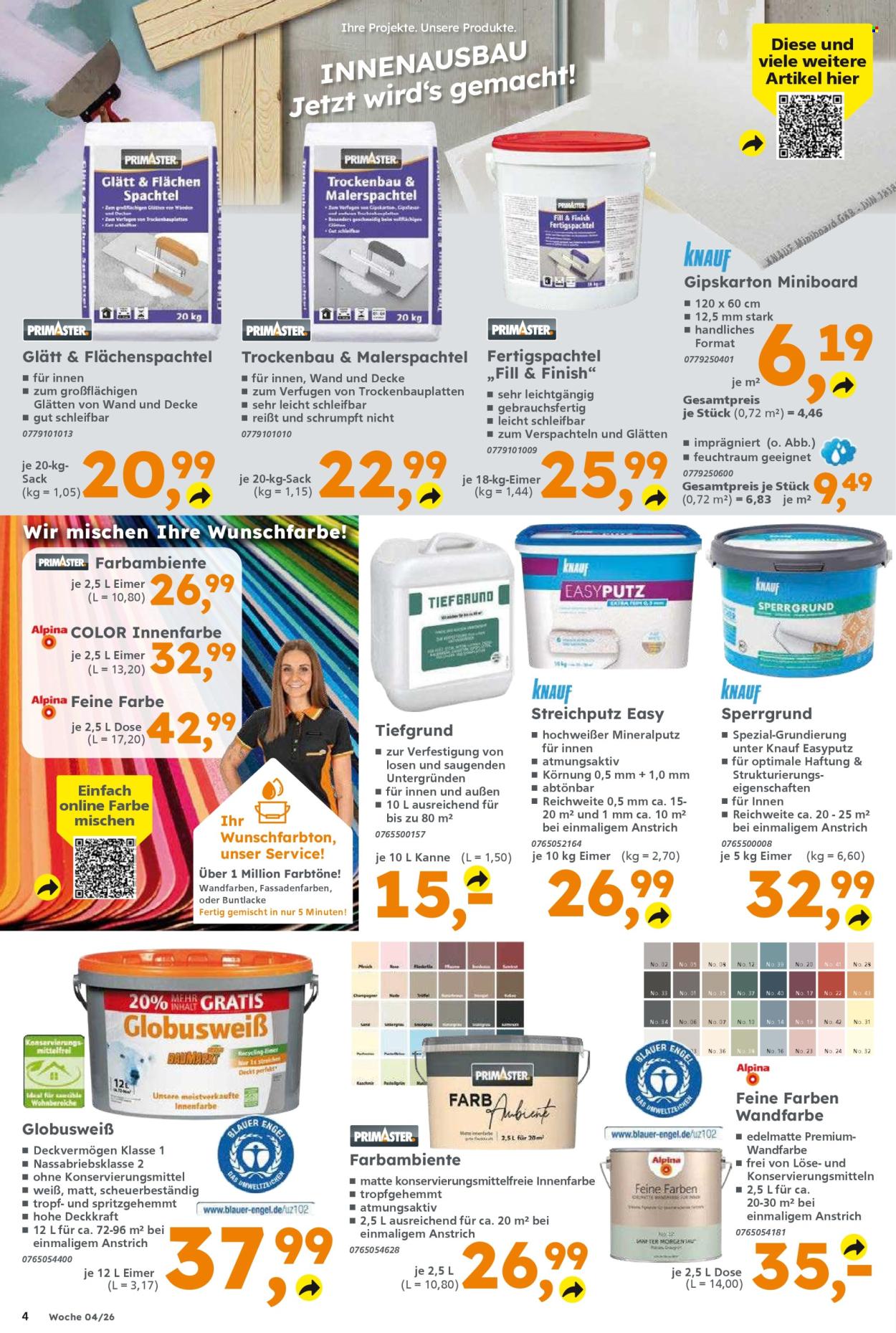 Globus Baumarkt Prospekte  - 19.01.2026 - 24.01.2026. Seite 4