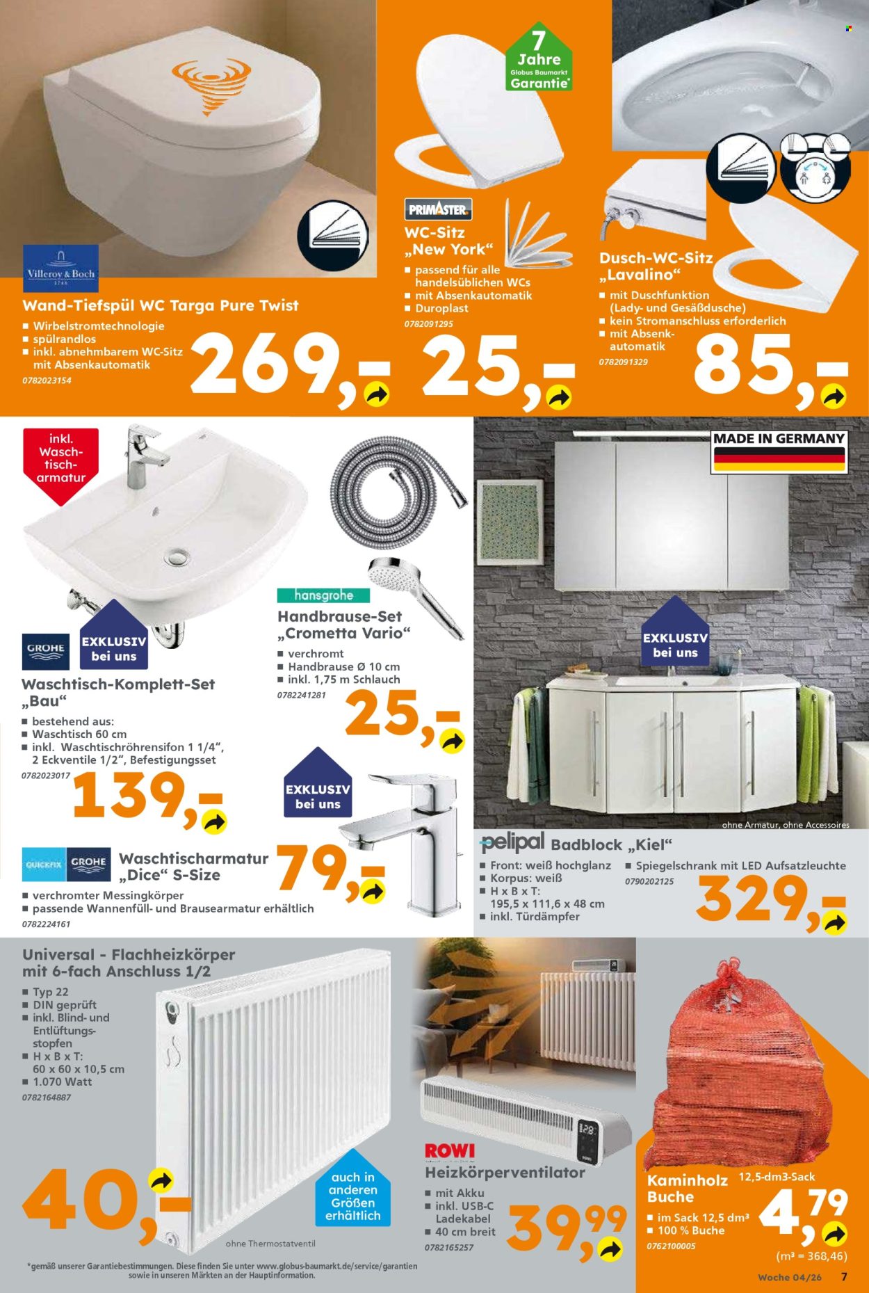 Globus Baumarkt Prospekte  - 19.01.2026 - 24.01.2026. Seite 7