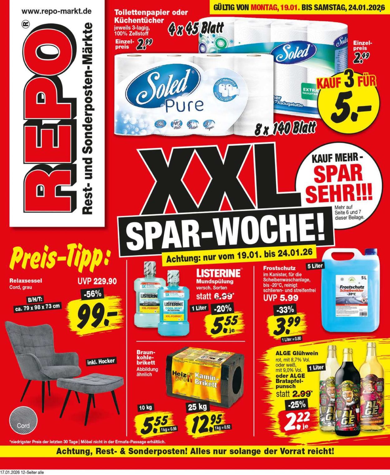 Repo Prospekte  - 19.01.2026 - 24.01.2026. Seite 1