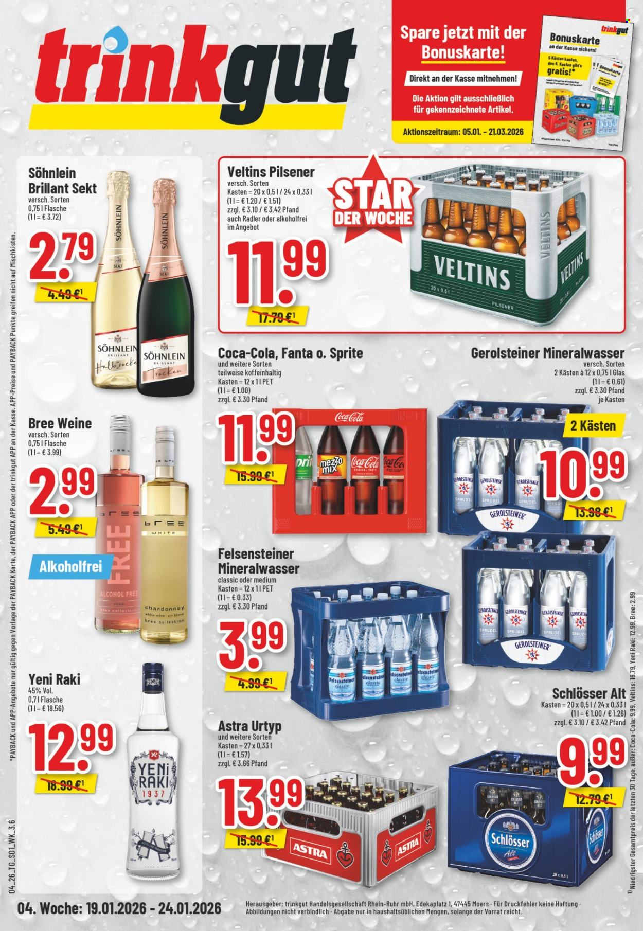 trinkgut Prospekte  - 19.01.2026 - 24.01.2026. Seite 1