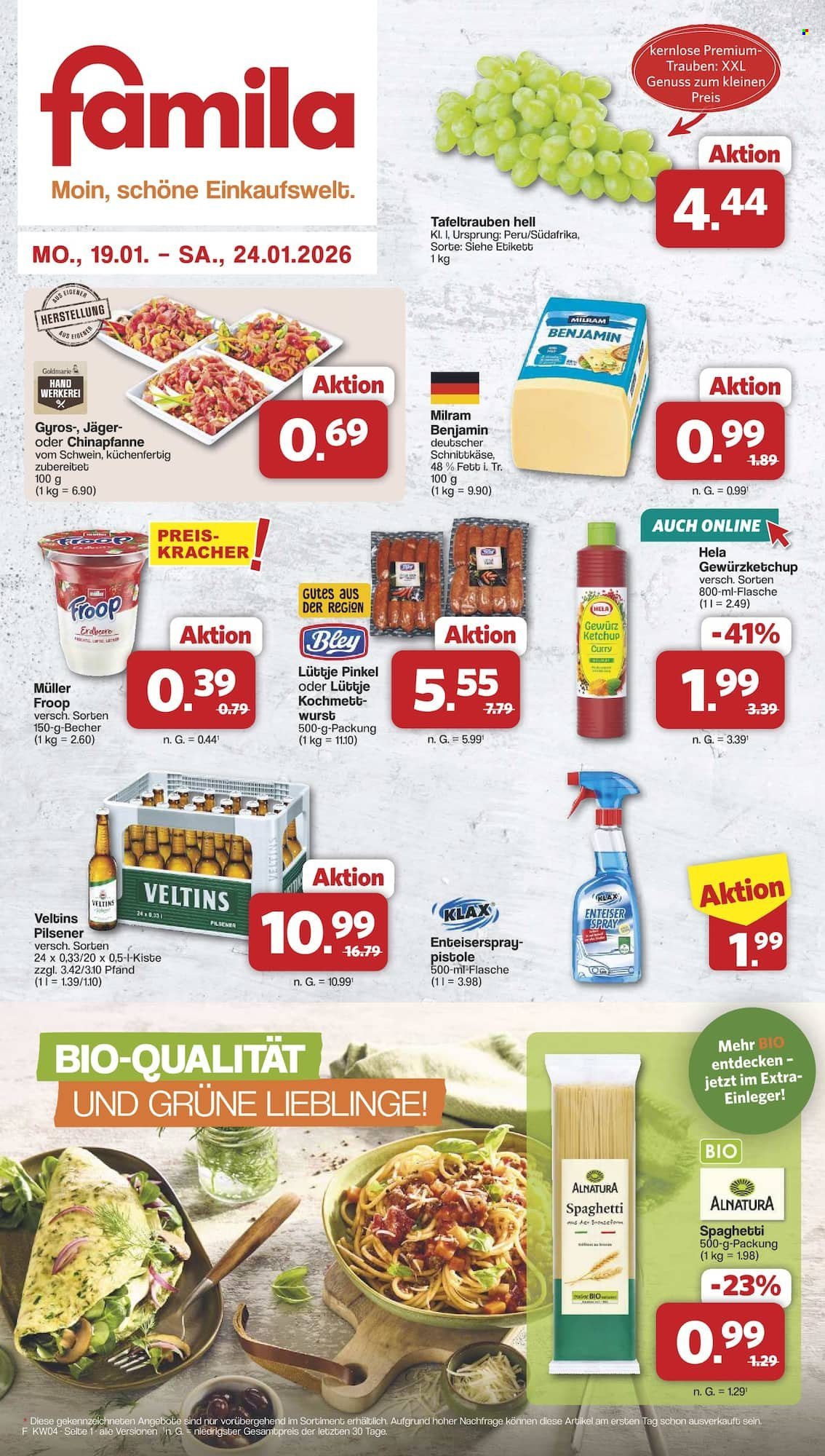famila Prospekte  - 19.01.2026 - 24.01.2026. Seite 1