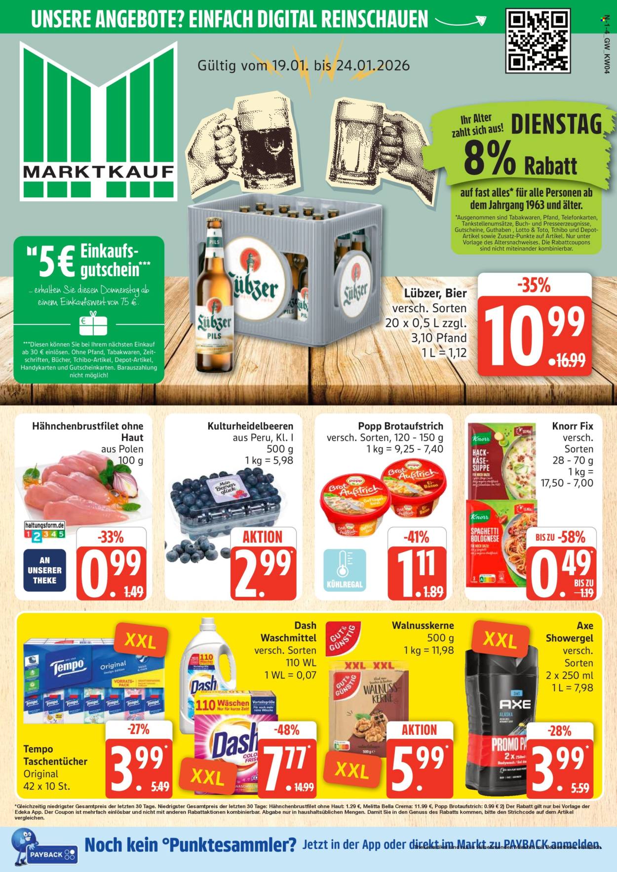 Marktkauf Prospekte  - 19.01.2026 - 24.01.2026. Seite 1