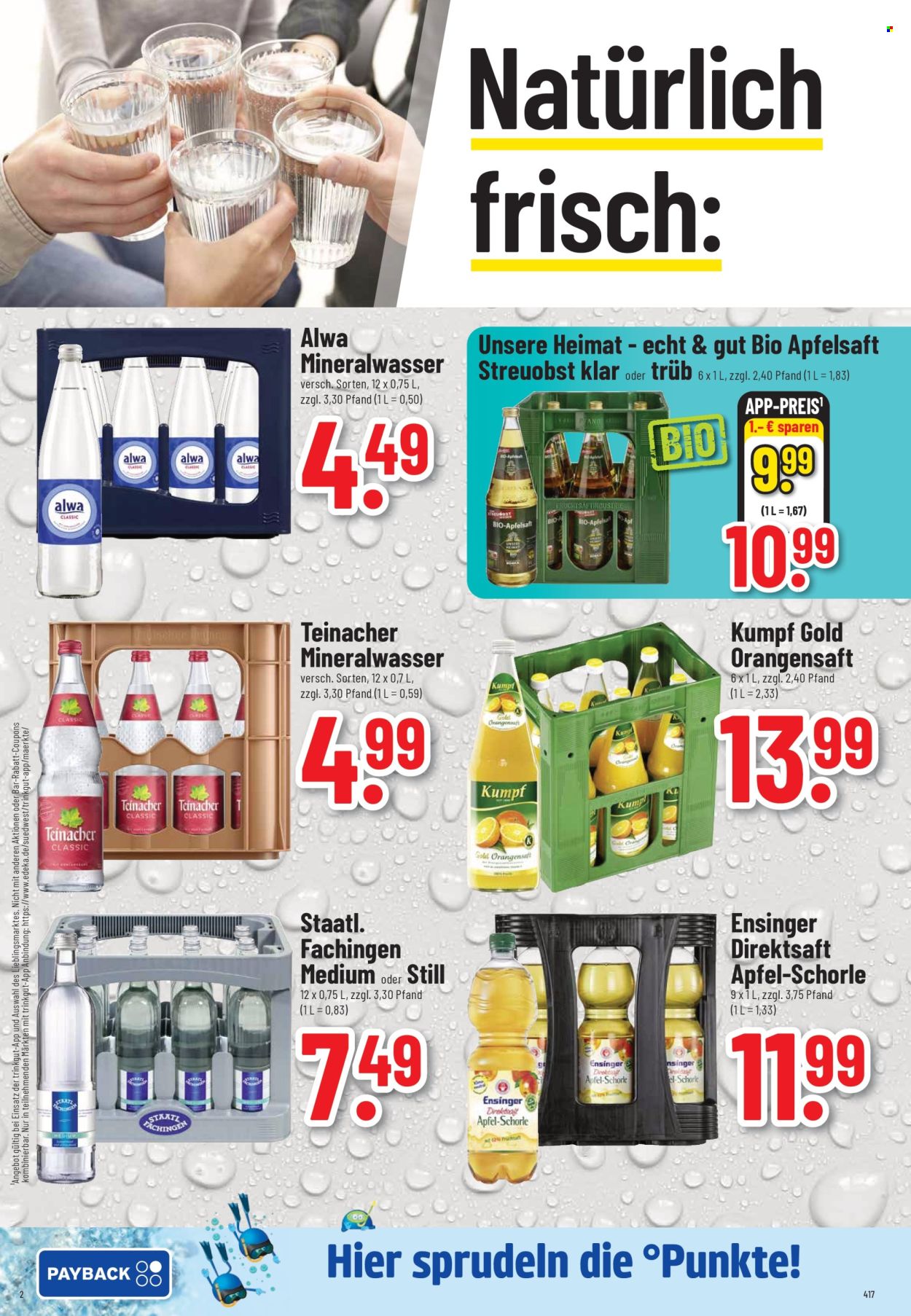 Edeka Getränkemarkt Prospekte  - 19.01.2026 - 24.01.2026. Seite 4