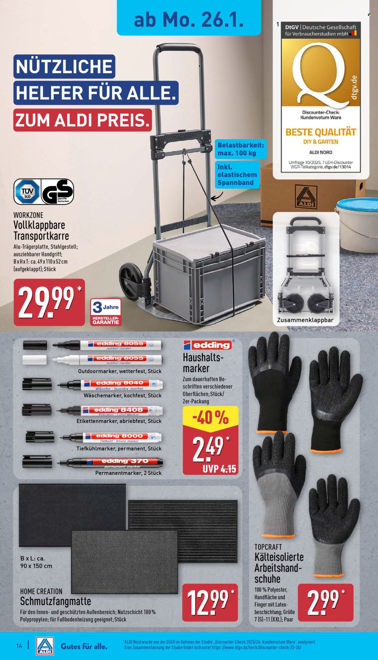 ALDI Nord Prospekte  - 26.01.2026 - 31.01.2026. Seite 16