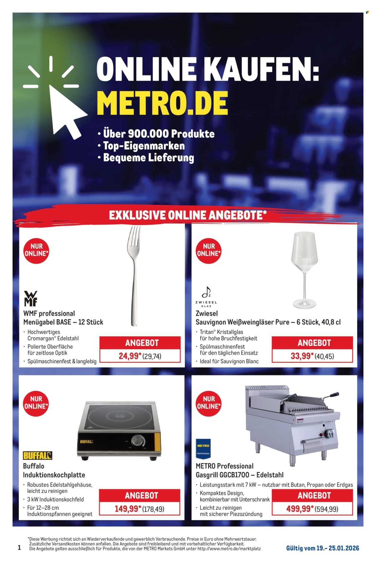 Metro Prospekte  - 19.01.2026 - 25.01.2026. Seite 1