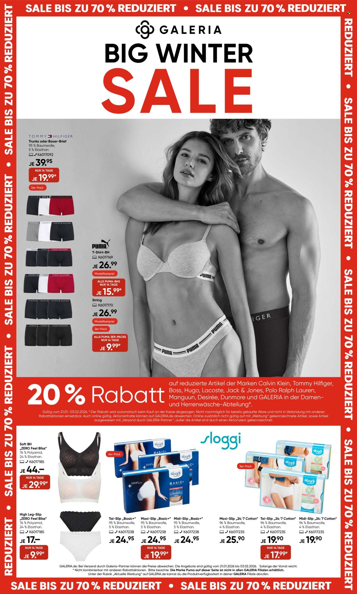 GALERIA Karstadt Kaufhof Prospekte  - 21.01.2026 - 3.02.2026. Seite 1