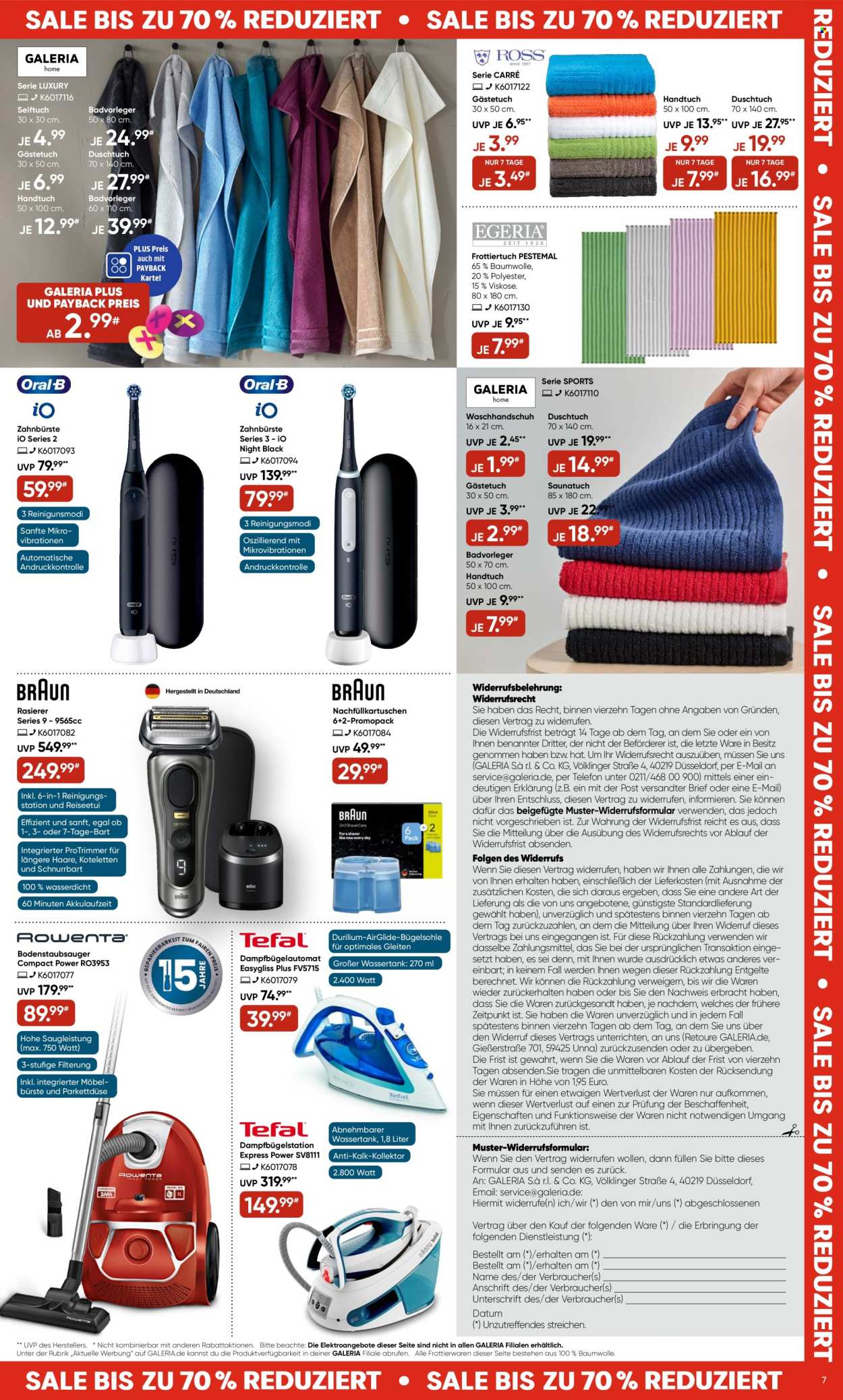 GALERIA Karstadt Kaufhof Prospekte  - 21.01.2026 - 3.02.2026. Seite 7