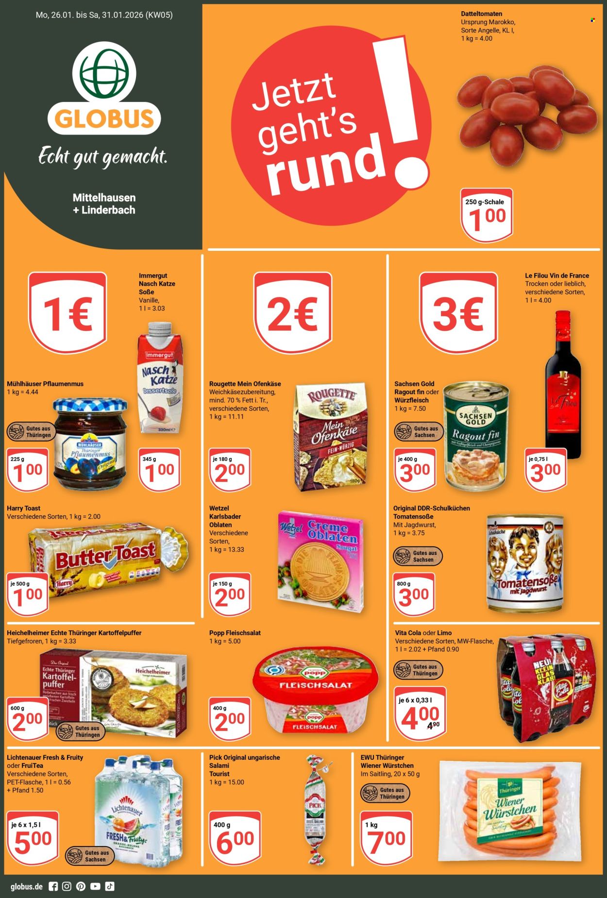Globus Prospekte  - 26.01.2026 - 31.01.2026. Seite 1