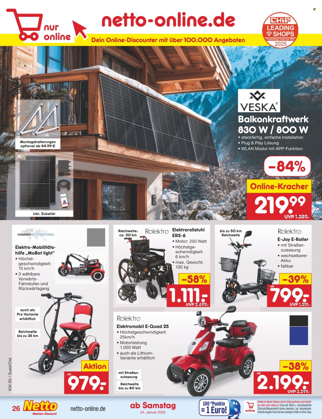 Netto Marken-Discount Prospekte  - 26.01.2026 - 31.01.2026. Seite 34