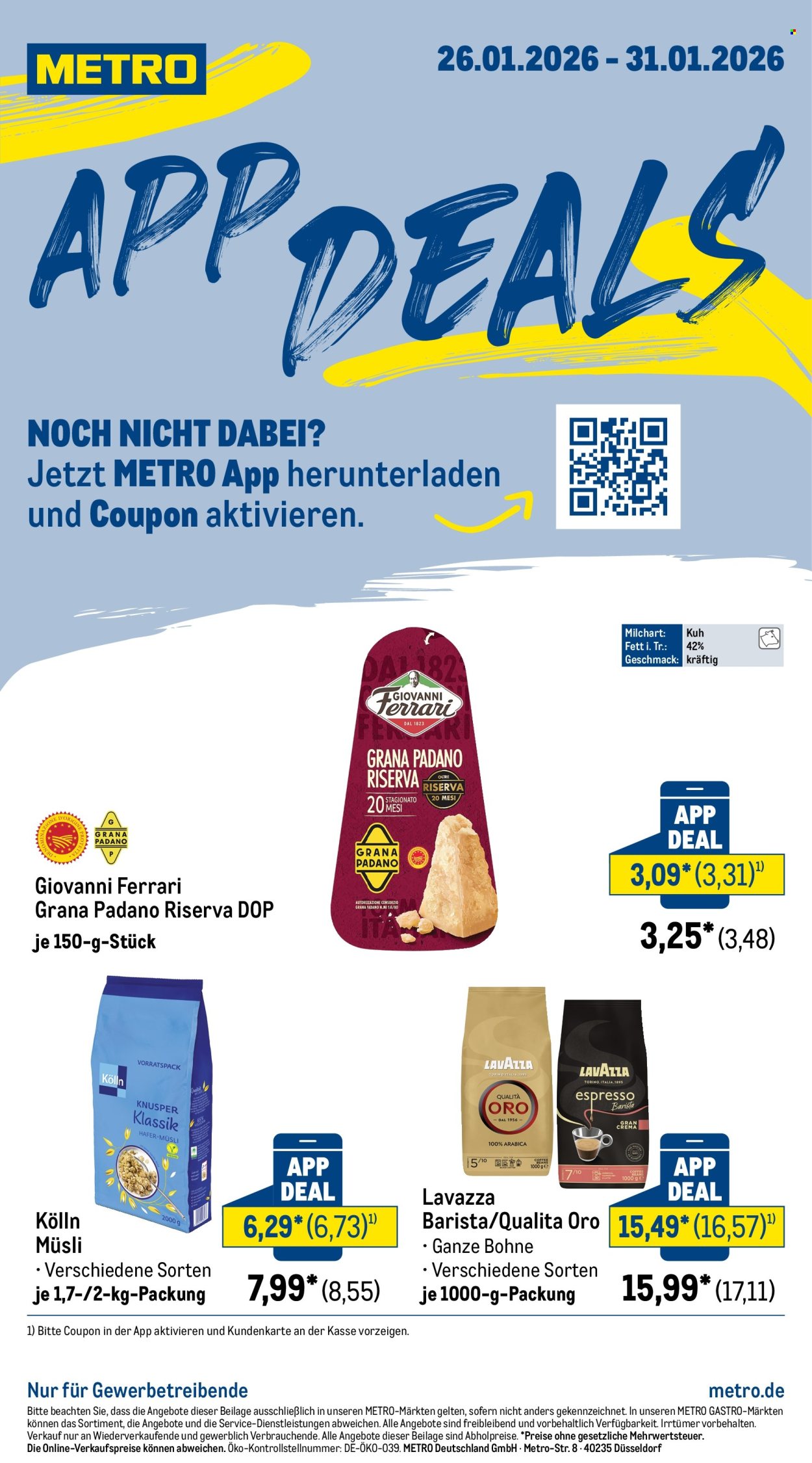 Metro Prospekte  - 26.01.2026 - 31.01.2026. Seite 1