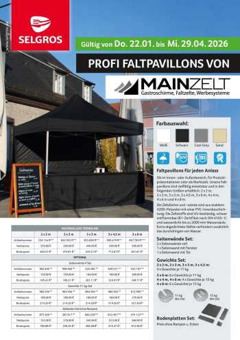 Prospekte Selgros - 22.01.2026 - 29.04.2026.