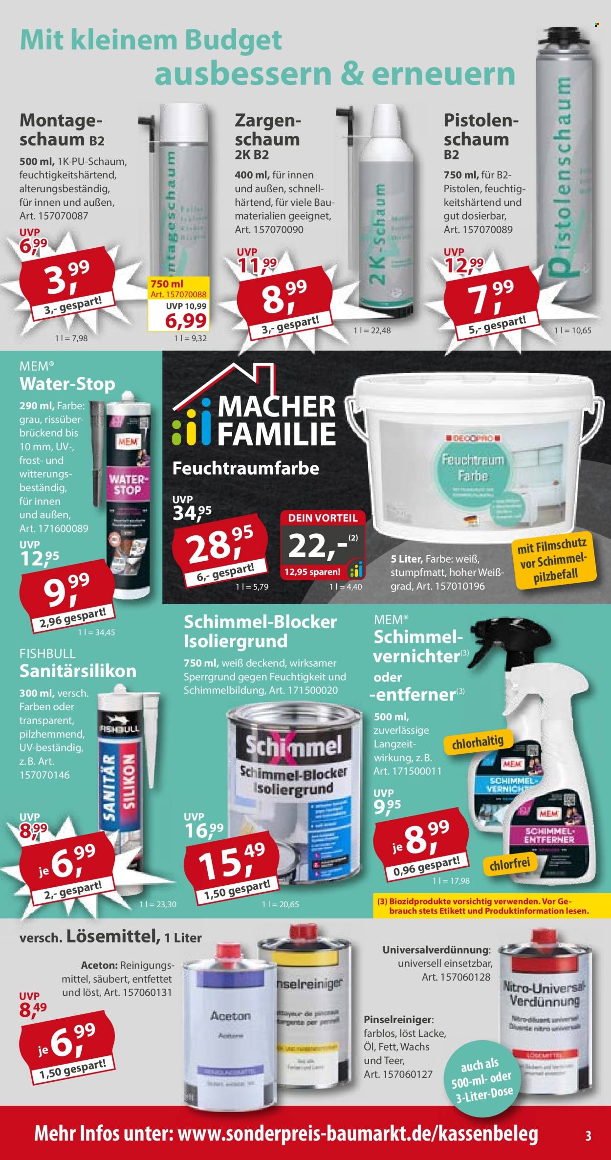 Sonderpreis-Baumarkt Prospekte  - 31.01.2026 - 6.02.2026. Seite 3