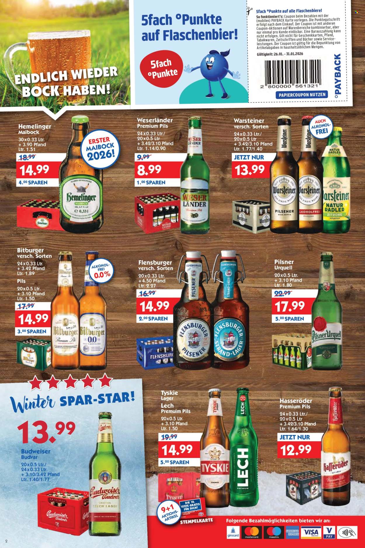 Hol'ab! Getränkemarkt Prospekte  - 26.01.2026 - 31.01.2026. Seite 2