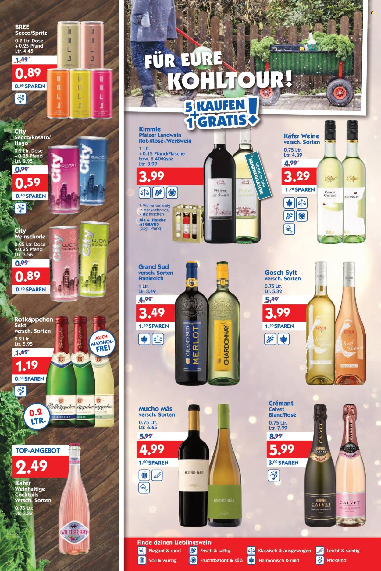 Hol'ab! Getränkemarkt Prospekte  - 26.01.2026 - 31.01.2026. Seite 6