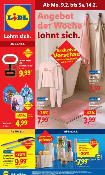 Prospekte Lidl - 9.02.2026 - 14.02.2026.
