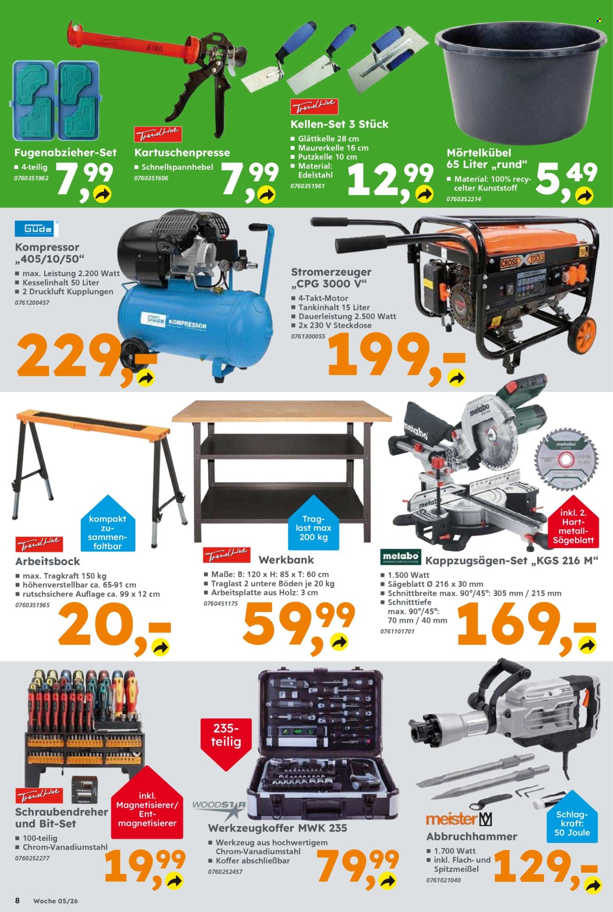 Globus Baumarkt Prospekte  - 26.01.2026 - 31.01.2026. Seite 8
