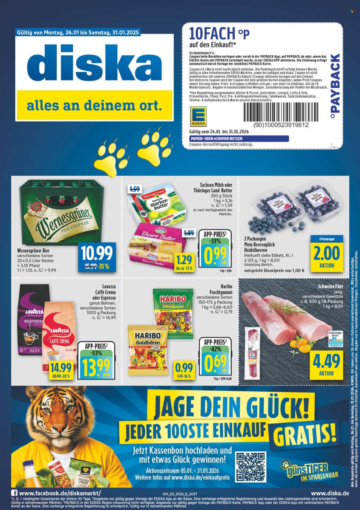 Diska Prospekte  - 26.01.2026 - 31.01.2026. Seite 1