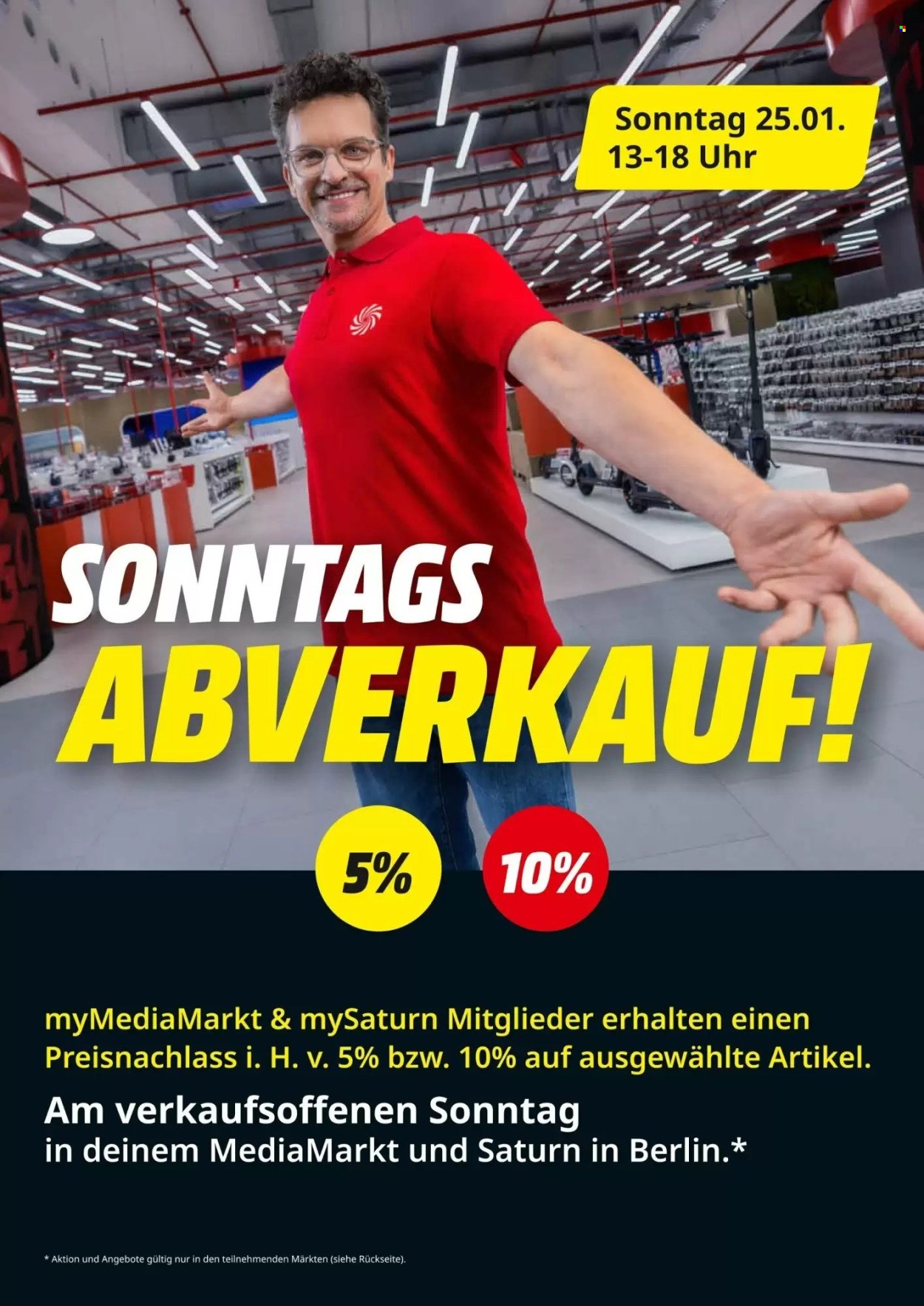 MediaMarkt Prospekte  - 25.01.2026 - 25.01.2026. Seite 1