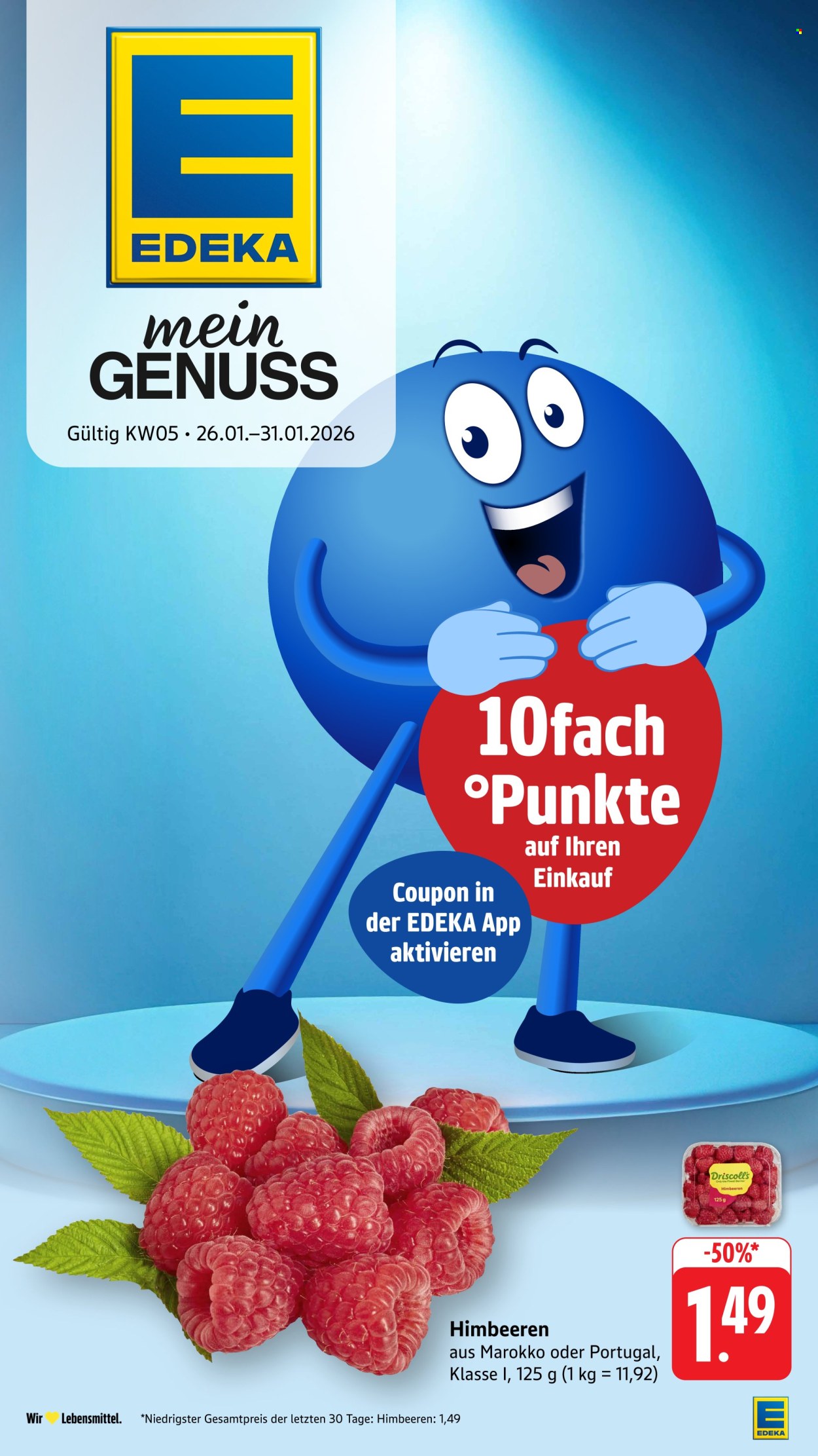 Edeka Prospekte  - 26.01.2026 - 31.01.2026. Seite 1