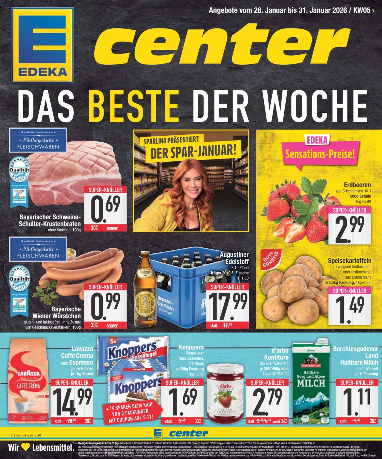 Edeka Prospekte  - 26.01.2026 - 31.01.2026. Seite 1