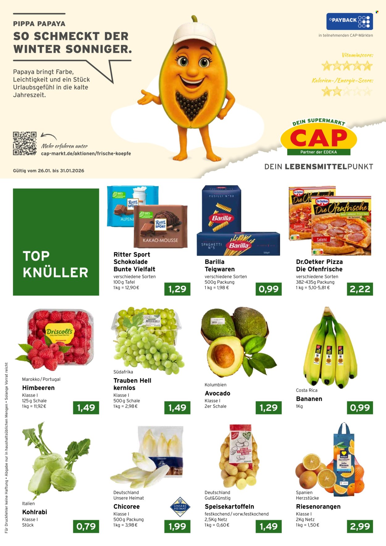 CAP-Markt Prospekte  - 26.01.2026 - 31.01.2026. Seite 1
