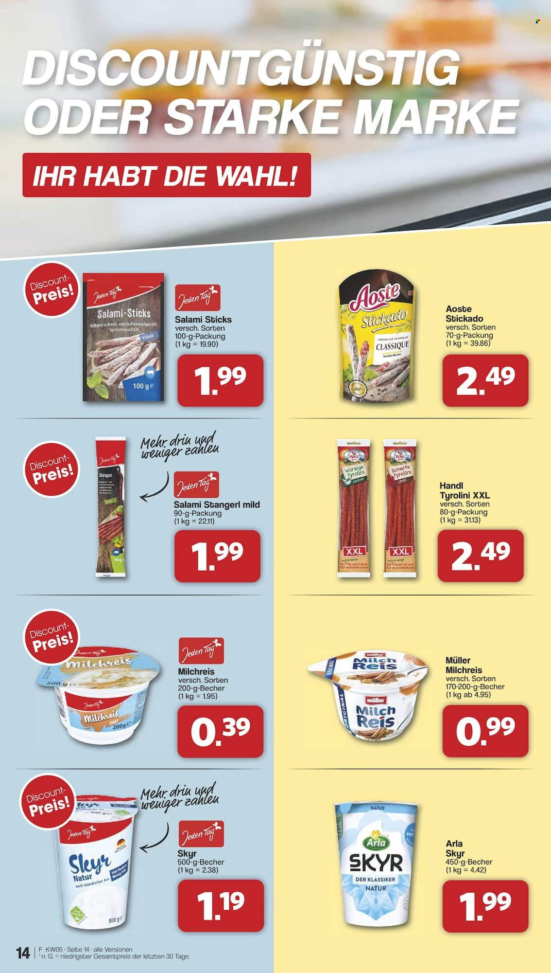 famila Prospekte  - 26.01.2026 - 31.01.2026. Seite 14