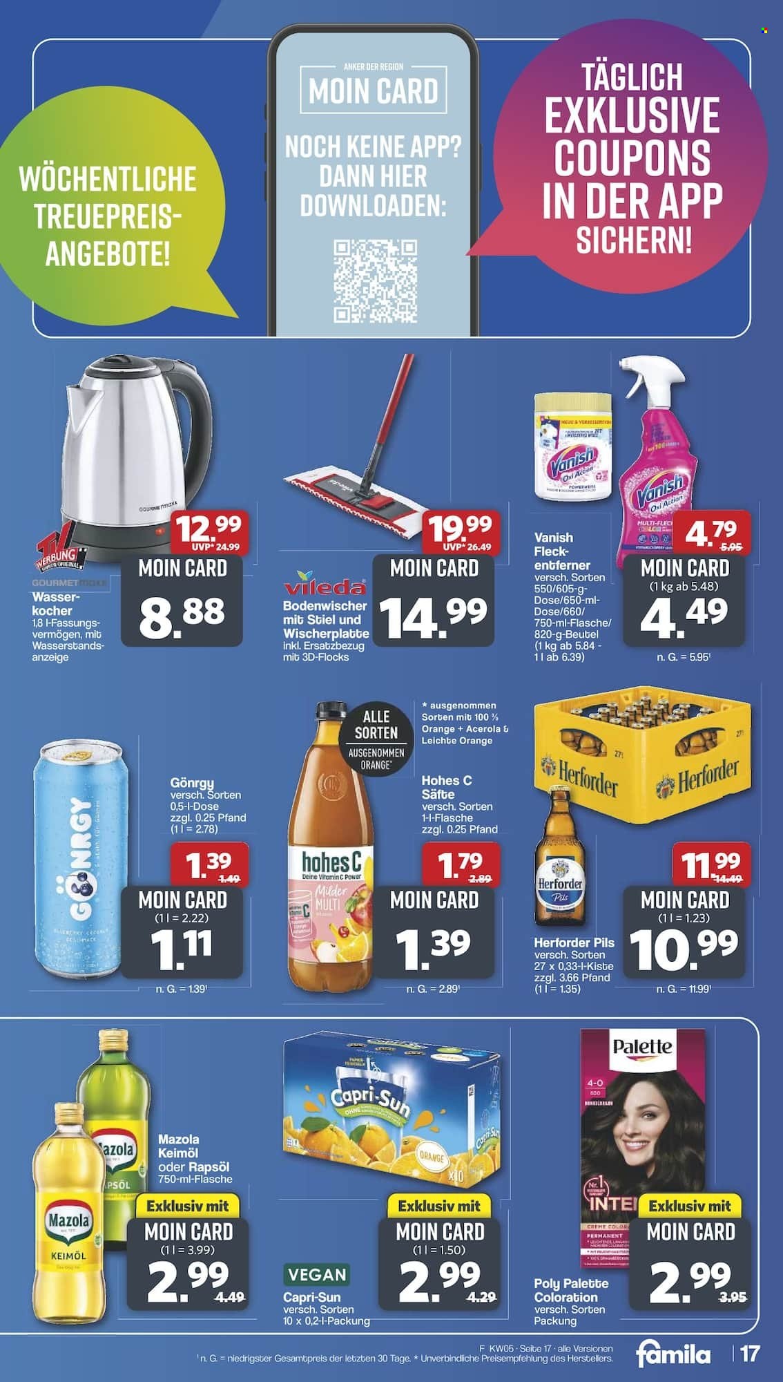 famila Prospekte  - 26.01.2026 - 31.01.2026. Seite 17