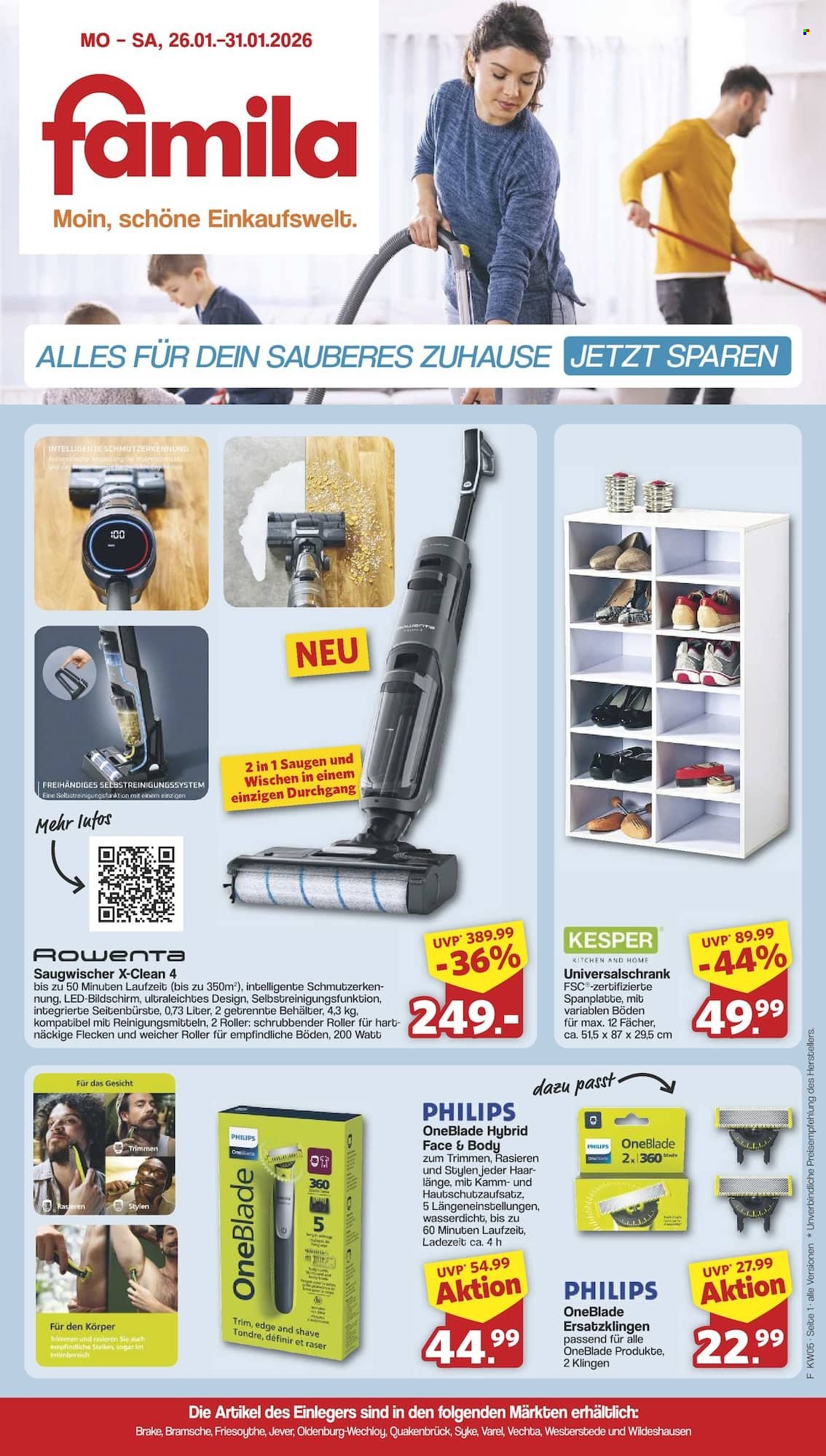 famila Prospekte  - 26.01.2026 - 31.01.2026. Seite 1