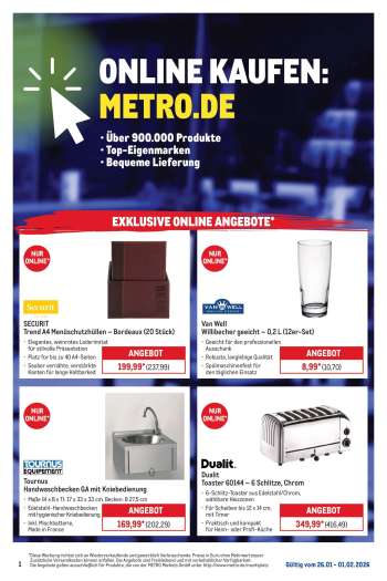 Prospekte Metro - 26.01.2026 - 1.02.2026.