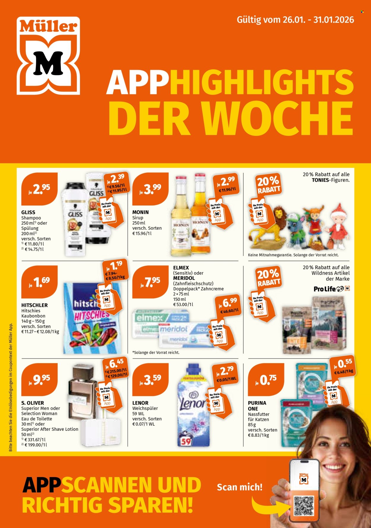Müller Prospekte  - 26.01.2026 - 31.01.2026. Seite 1