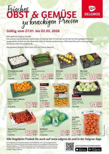 Prospekte Selgros - 27.01.2026 - 2.02.2026.