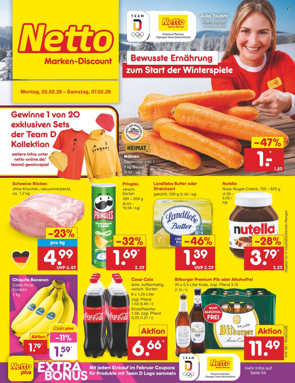 Netto Marken-Discount Prospekte  - 2.02.2026 - 7.02.2026. Seite 1