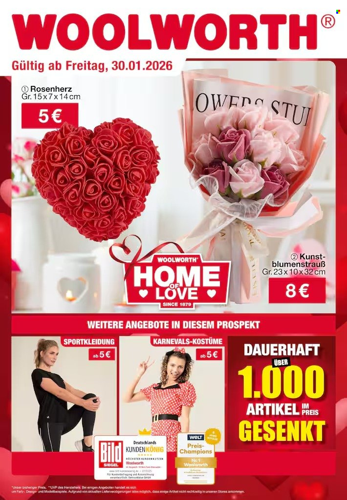 Woolworth Prospekte  - 30.01.2026 - 9.02.2026. Seite 1