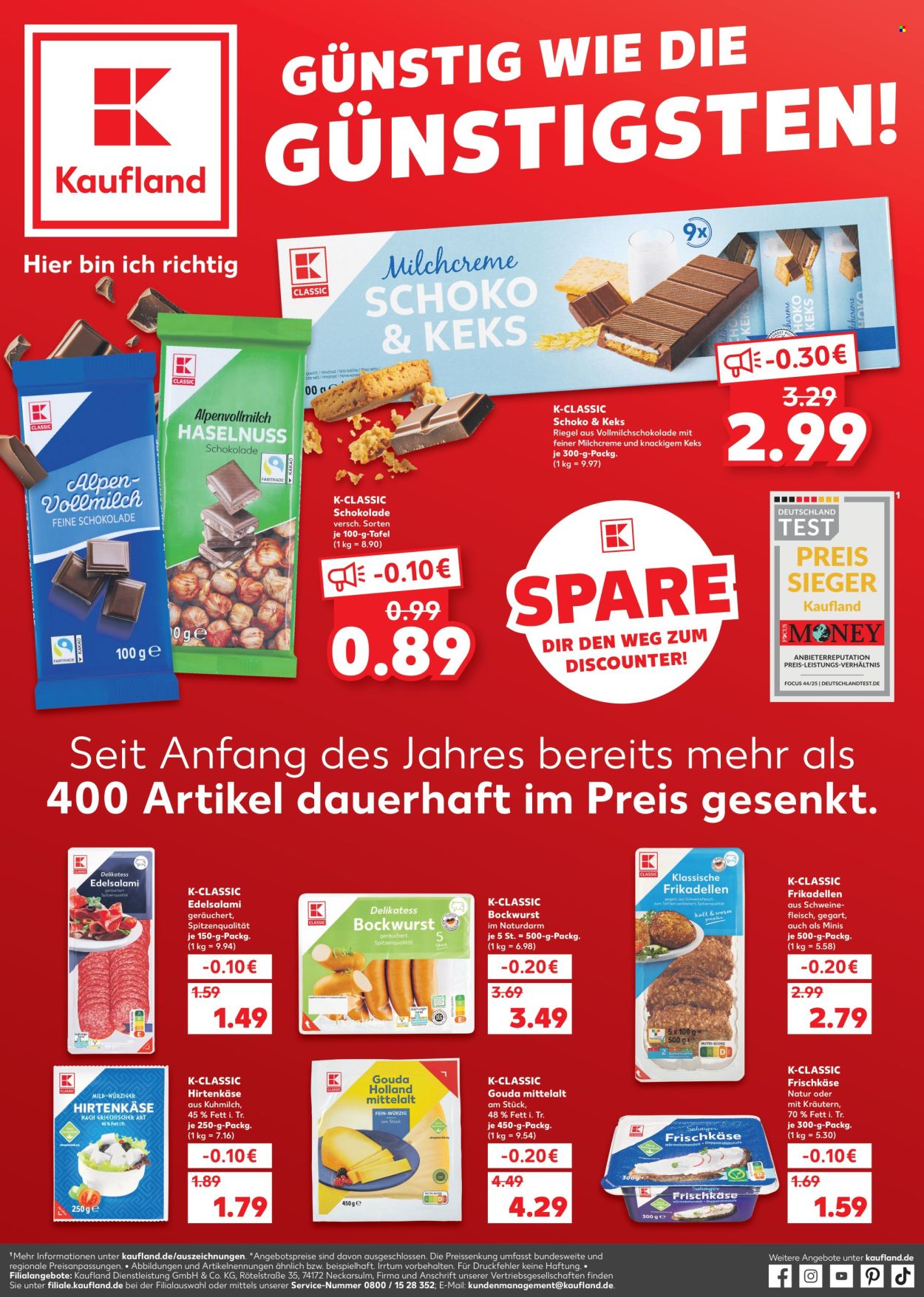 Kaufland Prospekte  - 30.01.2026 - 4.02.2026. Seite 1