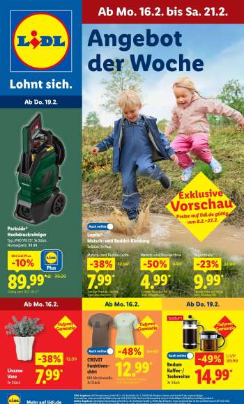 Prospekte Lidl - 16.02.2026 - 21.02.2026.