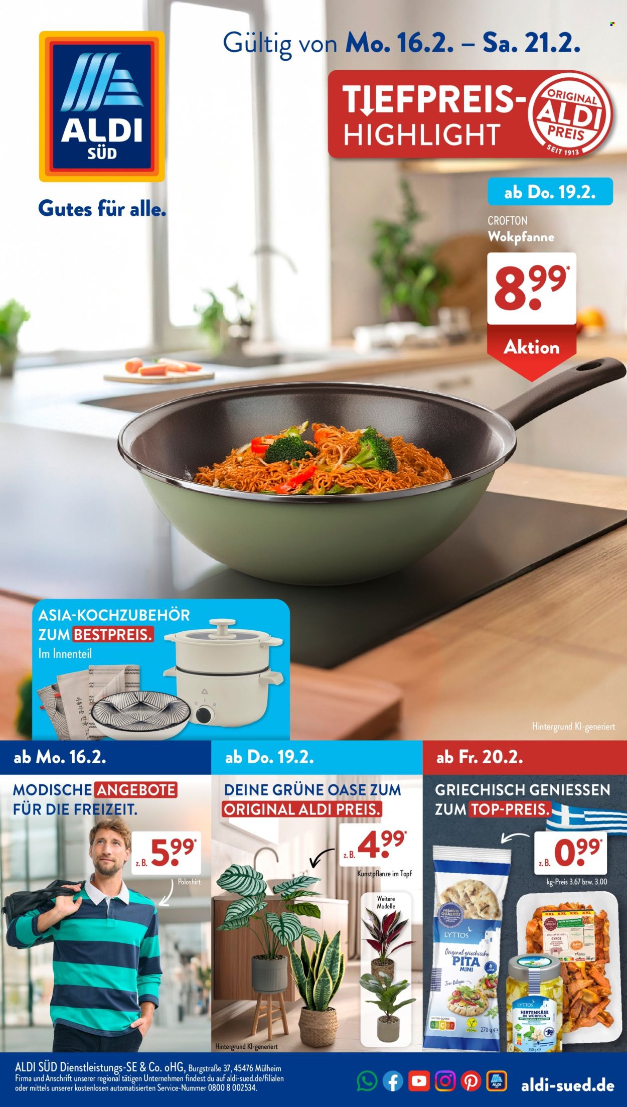 ALDI SÜD Prospekte  - 2.02.2026 - 2.02.2026. Seite 1