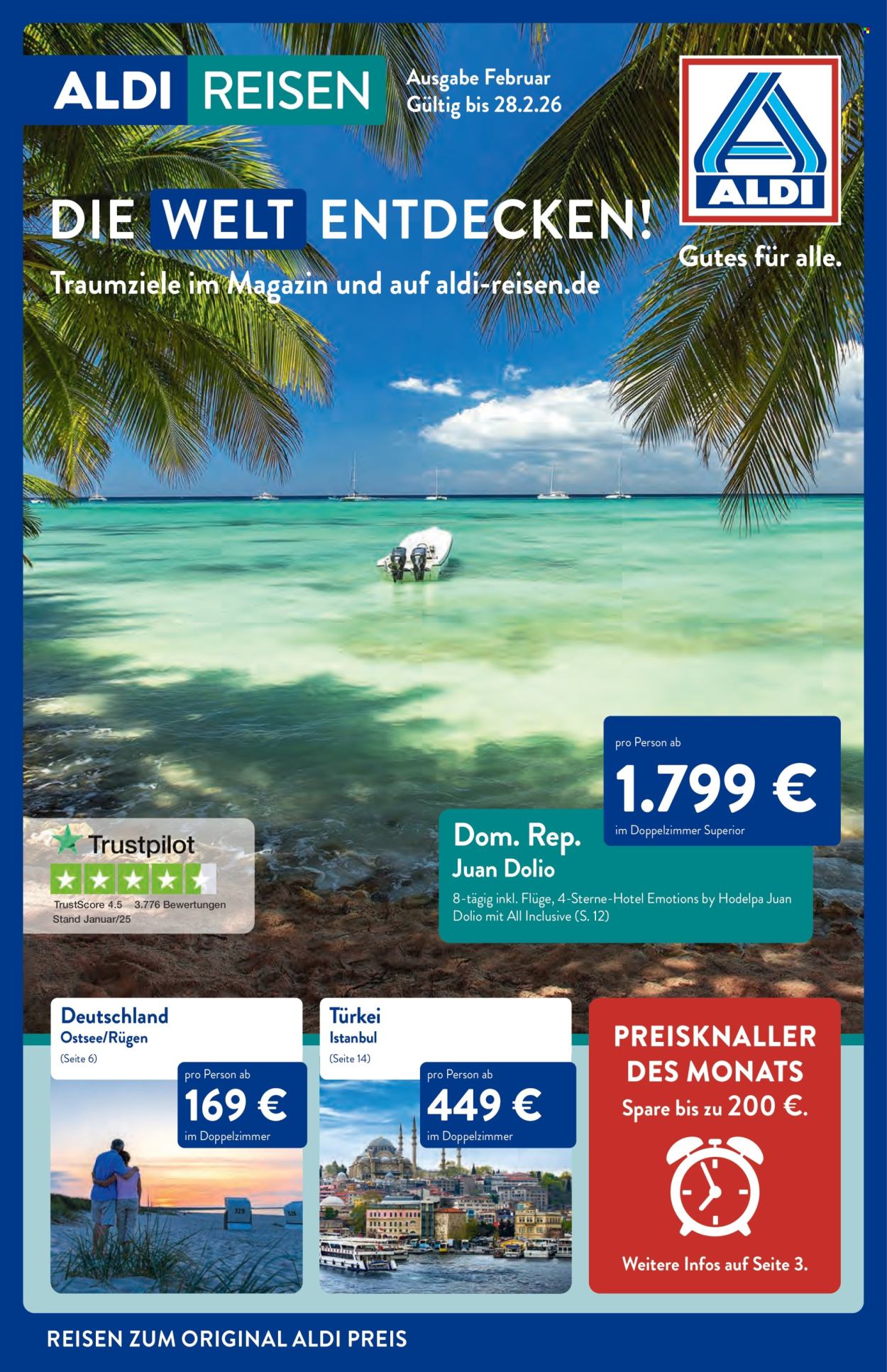 ALDI Nord Prospekte  - 1.02.2026 - 28.02.2026. Seite 1