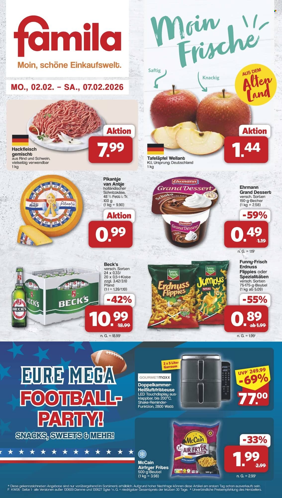 famila Prospekte  - 2.02.2026 - 7.02.2026. Seite 1