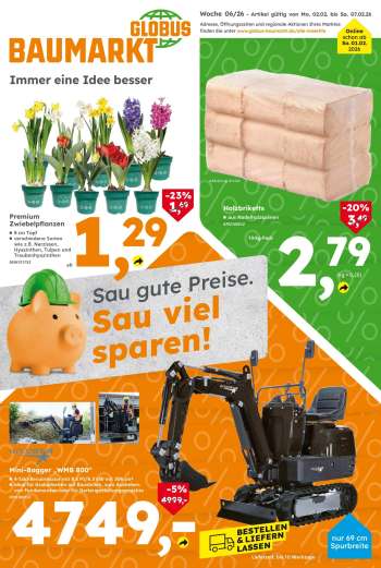 Prospekte Globus Baumarkt - 2.02.2026 - 7.02.2026.