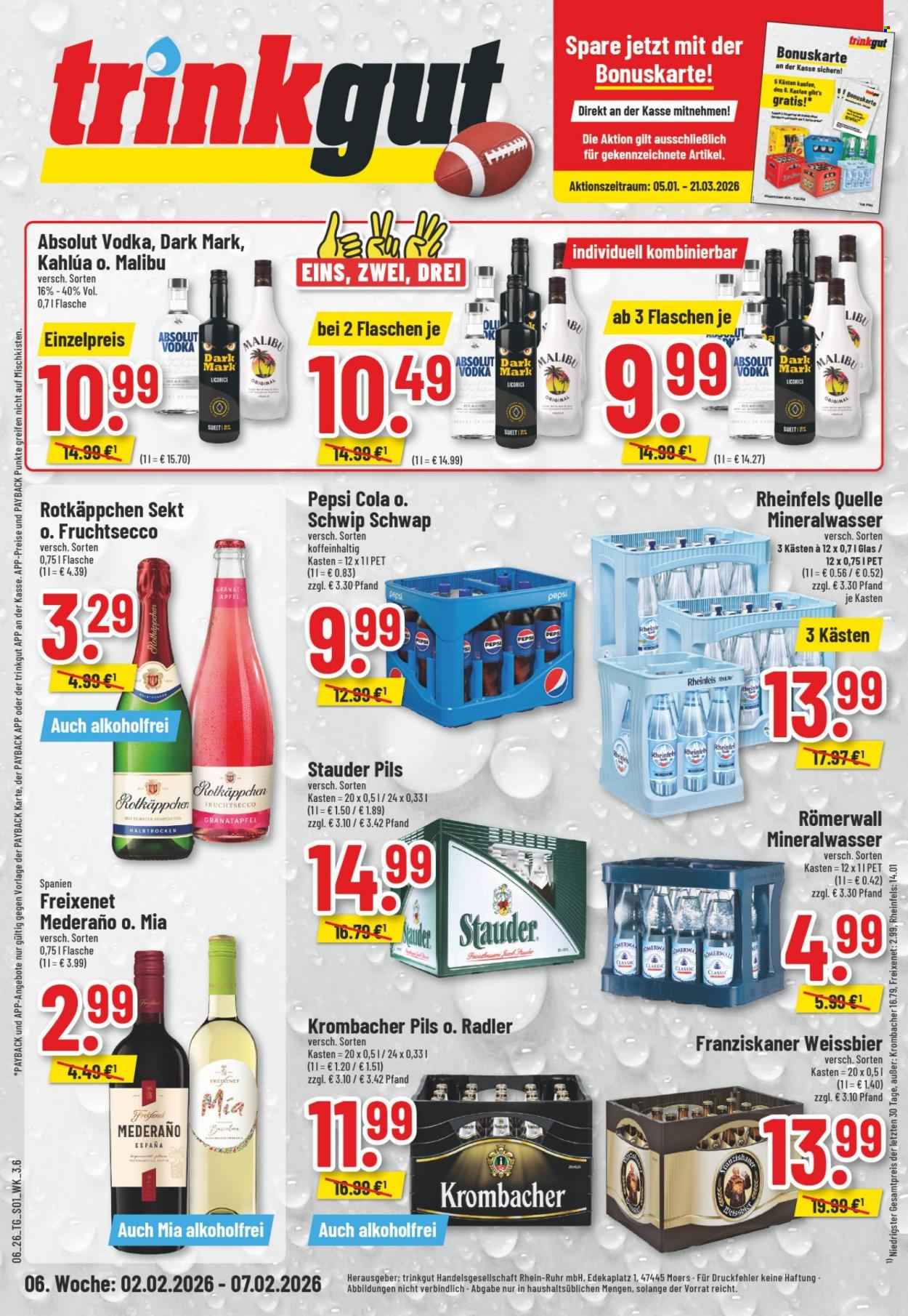 trinkgut Prospekte  - 2.02.2026 - 7.02.2026. Seite 1
