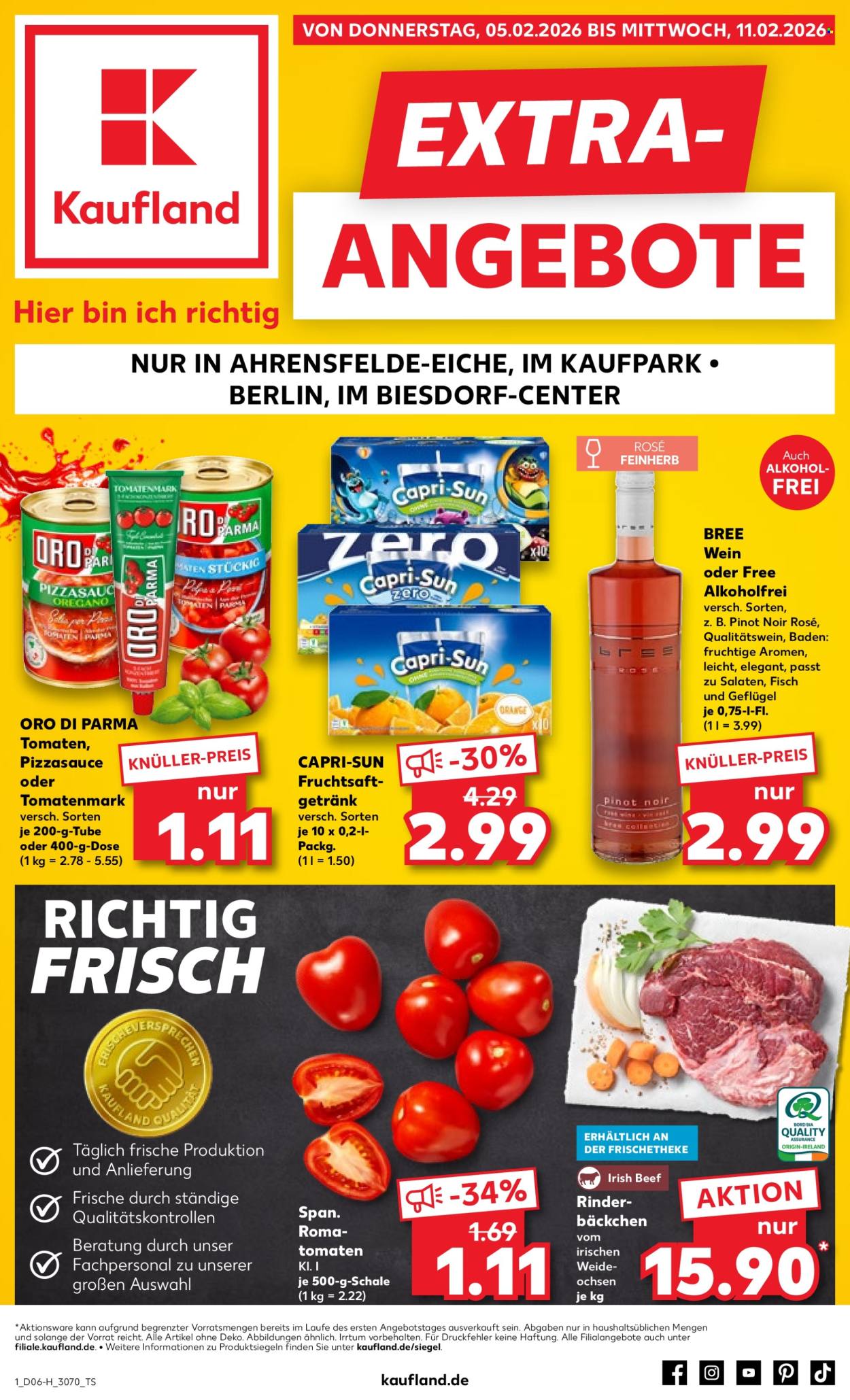 Kaufland Prospekte  - 5.02.2026 - 11.02.2026. Seite 1