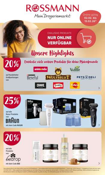Prospekte Rossmann - 2.02.2026 - 13.02.2026.